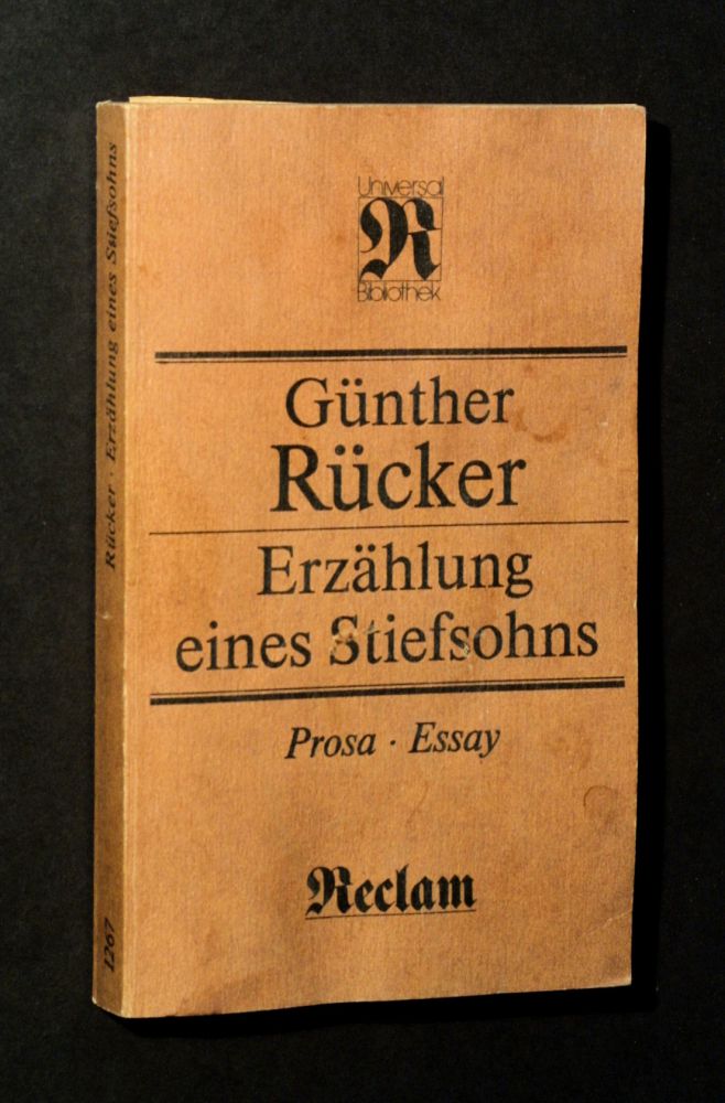 Günther Rücker - Erzählung eines Stiefsohns - Buch