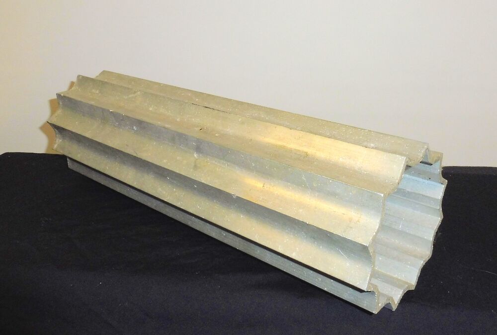 12-zackiges Aluminium Sternrohr Ø 127 x 415 mm