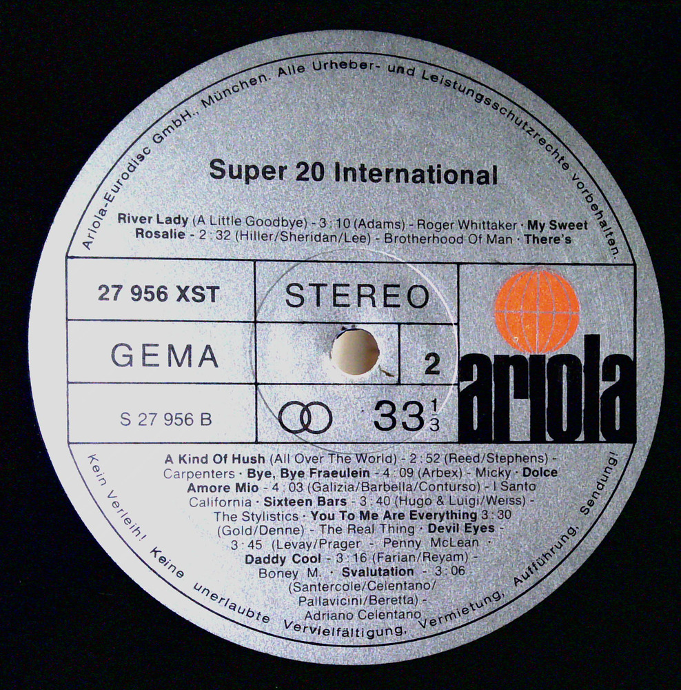 Various Artists - Super 20 International - Vinyl