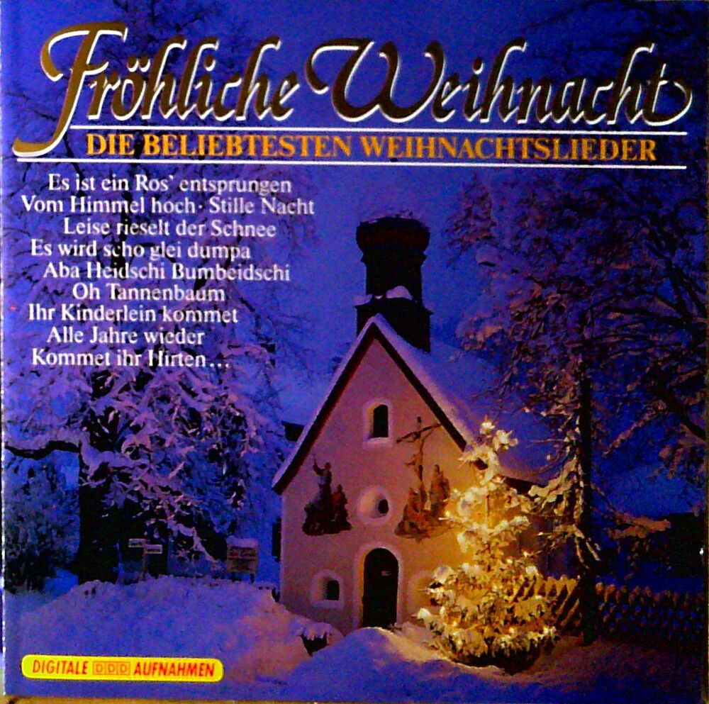 Various Artists - Fröhliche Weihnacht ~ Die beliebtesten Weihnachtslieder - CD