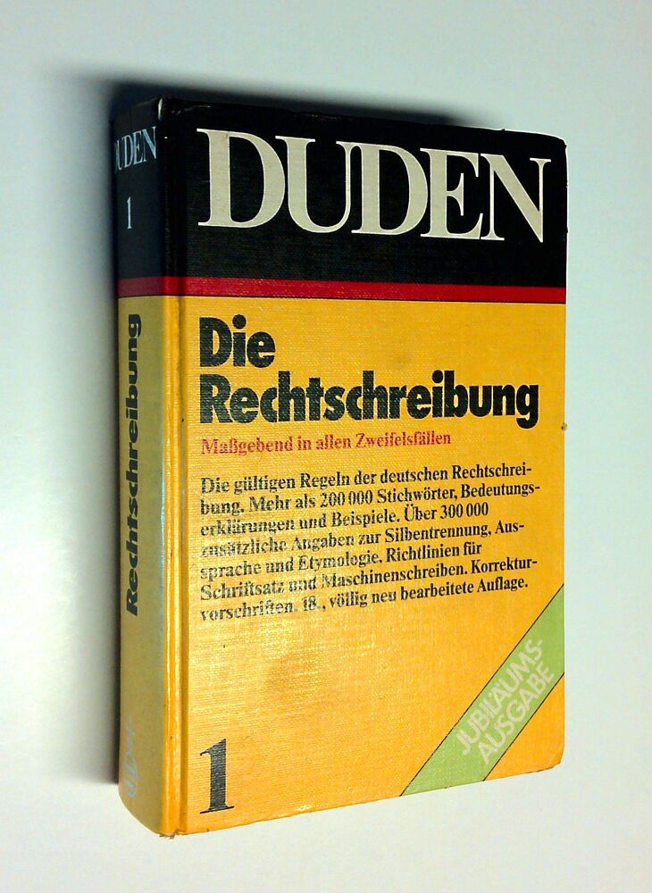 Duden 1 - Die Rechtschreibung - Buch