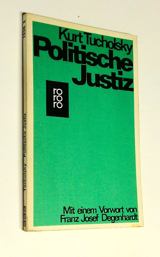 Kurt Tucholsky - Politische Justiz - Buch