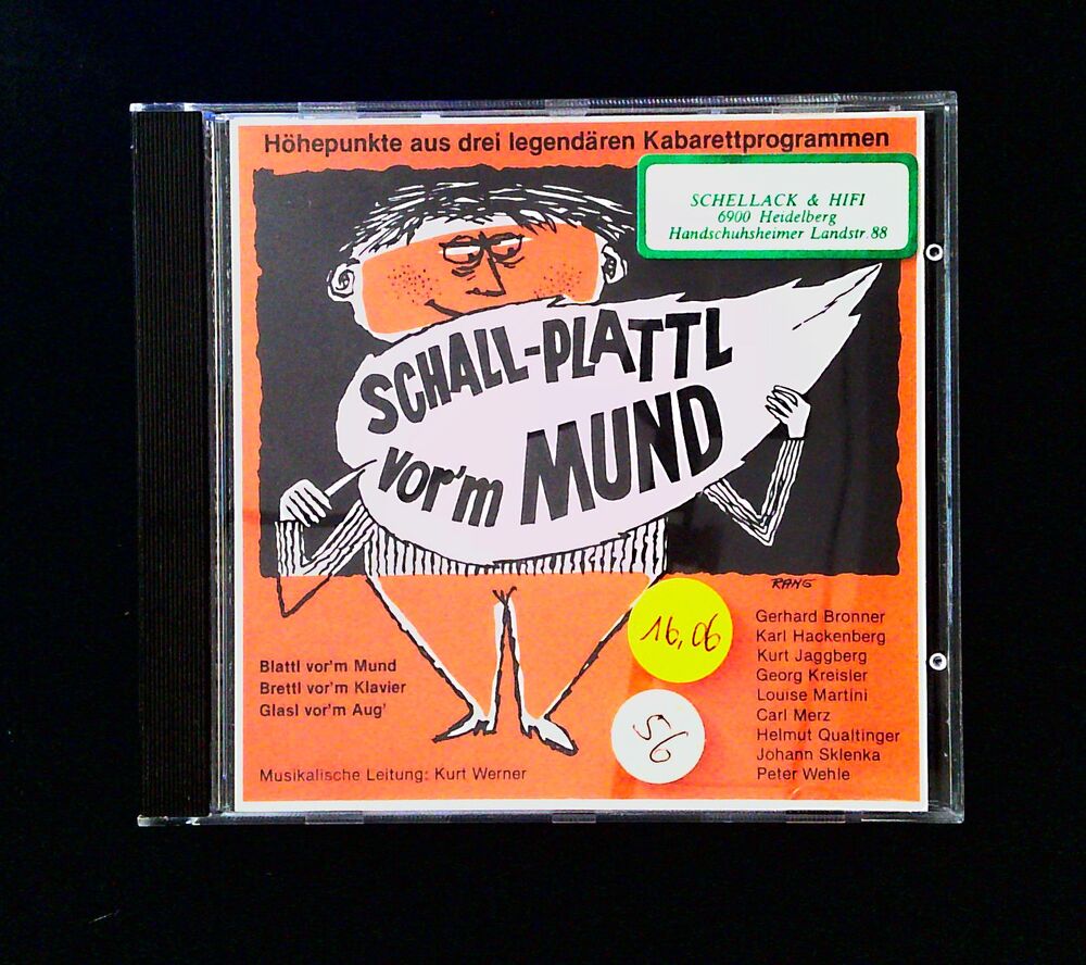 Various Artists - Schall-Plattl Vor'm Mund - CD