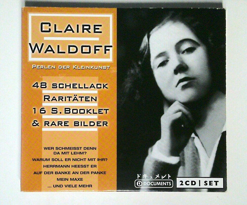 Claire Waldoff - Perlen der Kleinkunst - CD