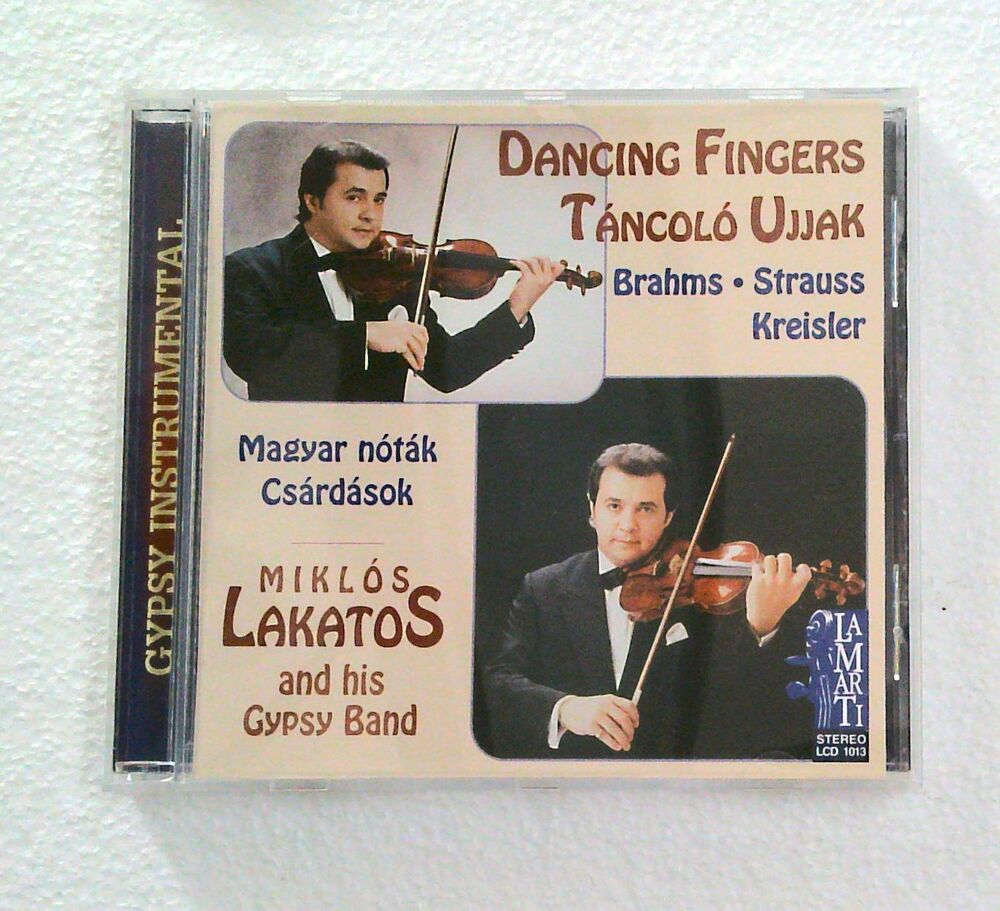 Lakatos Miklós és cigányzenekara - Táncoló Ujjak - Dancing Fingers - CD