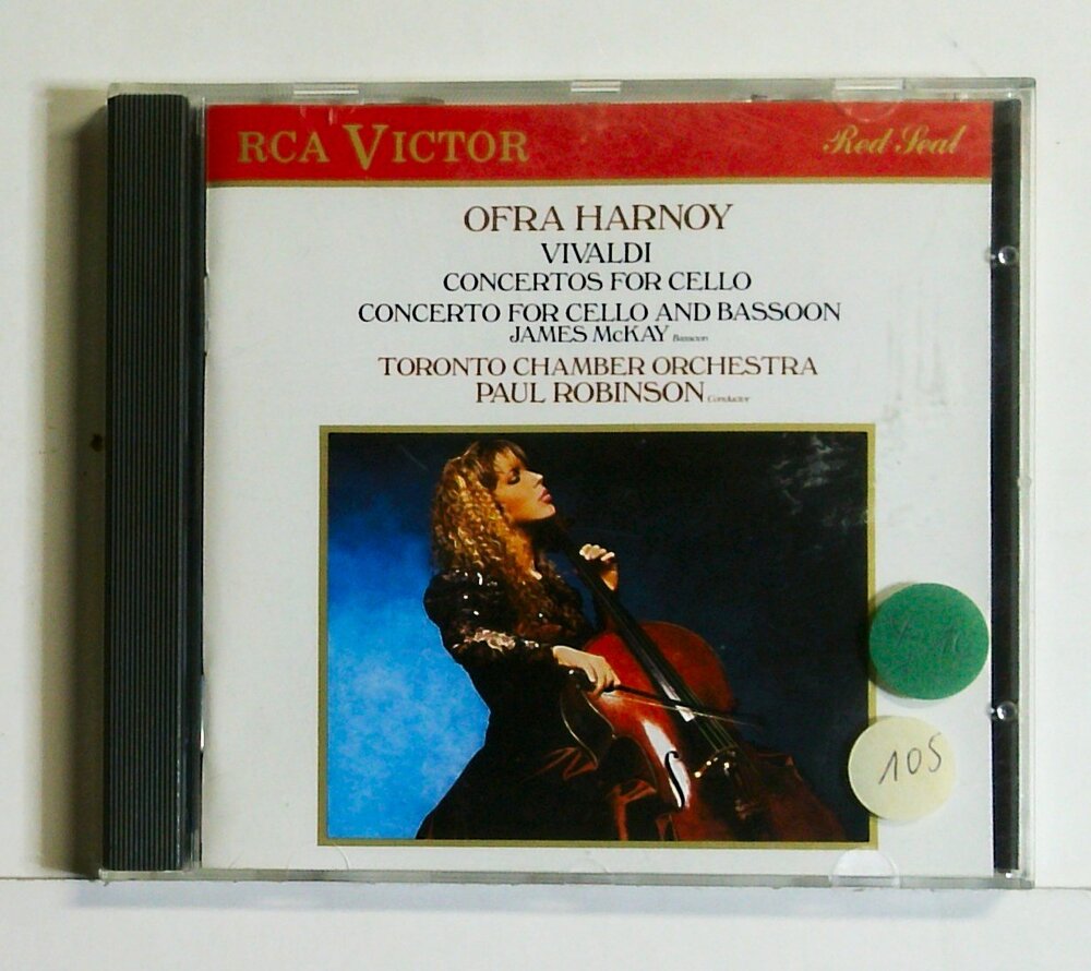 Ofra Harnoy - Vivaldi - Concertos for Cello - CD Ofra Harnoy - Vivaldi - Concertos for Cello - CD