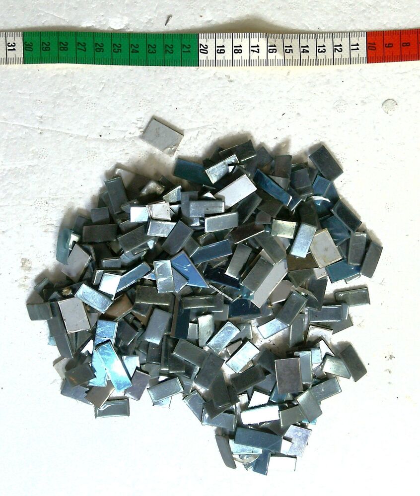 Edelstahl Reste kleine Rechtecke