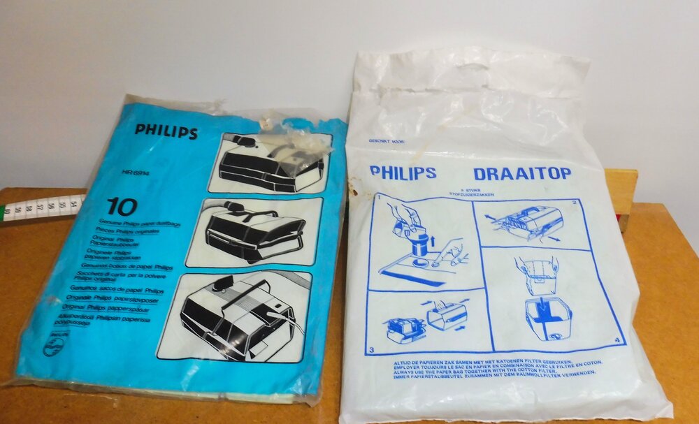 3 Papier Staubsaugerbeutel für Philips Hr 6914