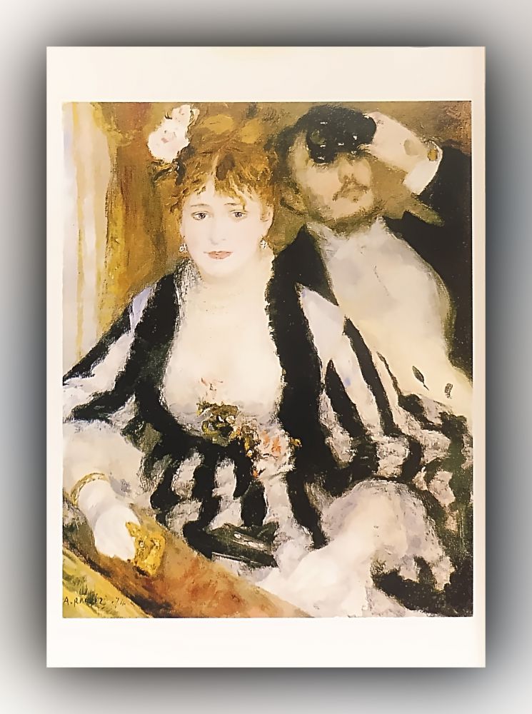 Pierre-Auguste Renoir - Die Loge - Postkarte