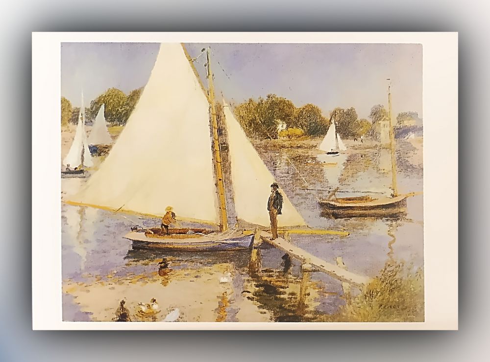 Pierre-Auguste Renoir - Die Seine bei Argenteuil - Postkarte