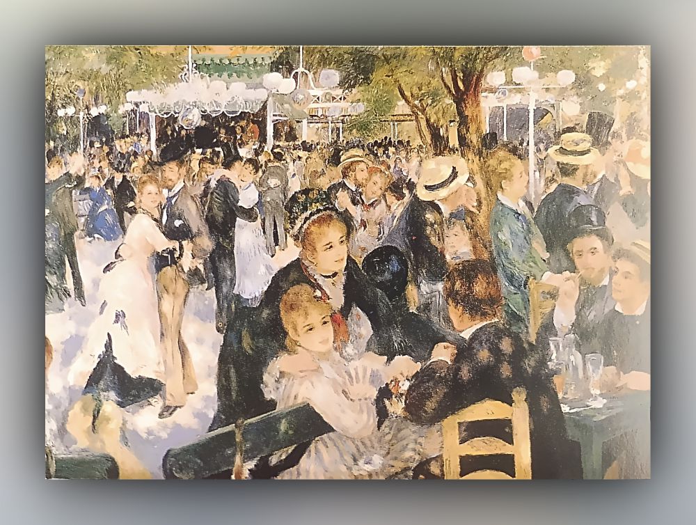 Pierre-Auguste Renoir - Le Moulin de la Galette (Tanz im »Moulin de la Galette«) - Postkarte