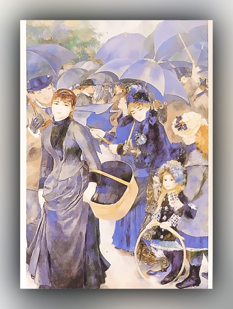 Pierre-Auguste Renoir - Die Regenschirme - Postkarte