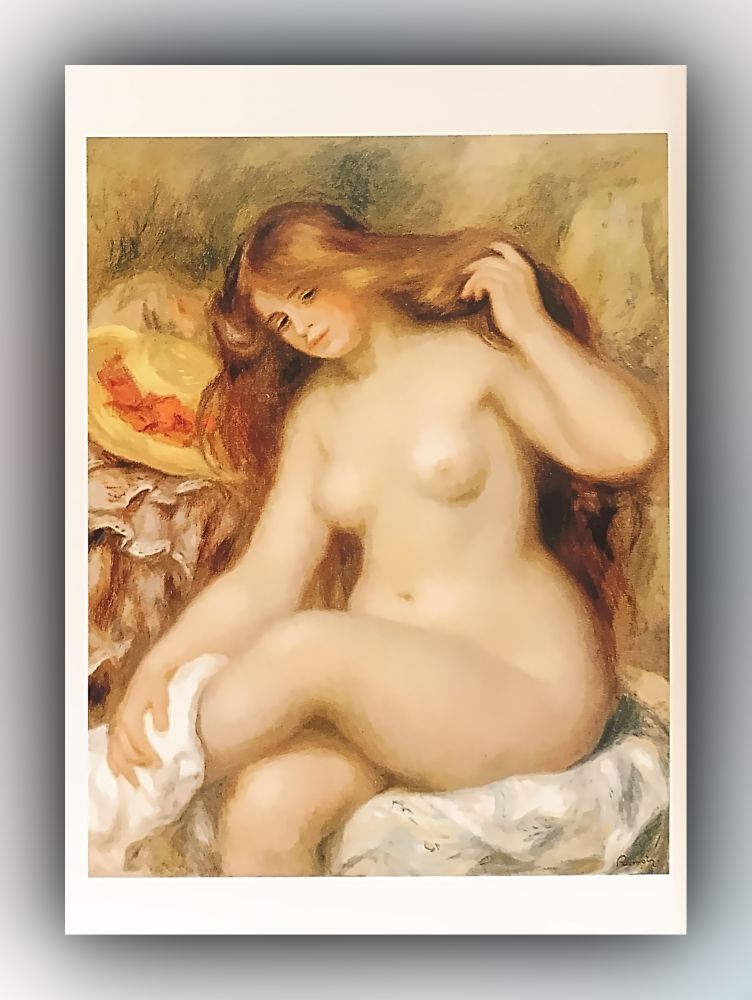 Pierre-Auguste Renoir - Badende - Postkarte