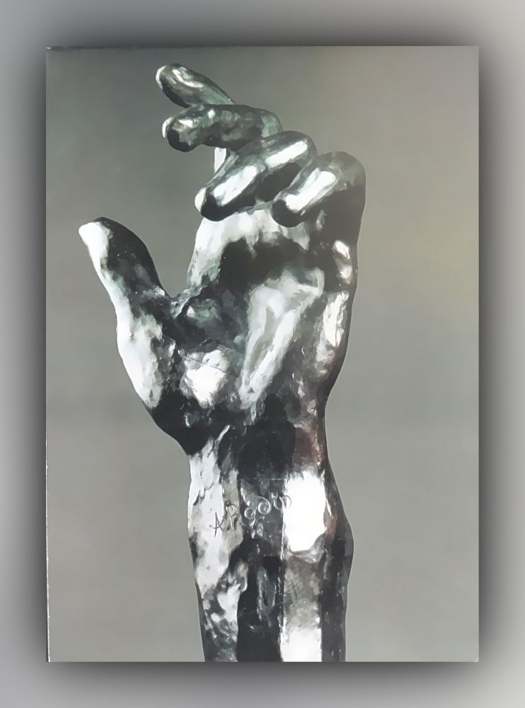 Auguste Rodin - Linke Hand Detail: Die Bürger von Calais - Postkarte