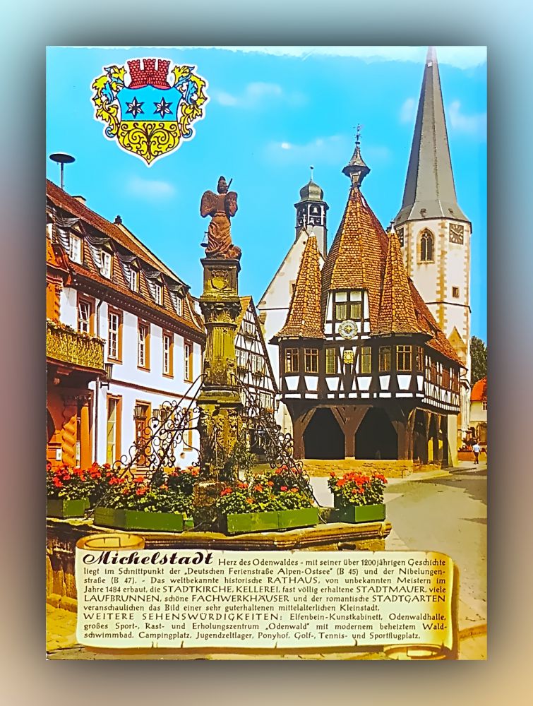 6120 Michelstadt Herz des Odenwaldes - Postkarte