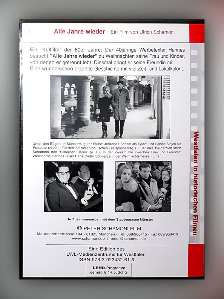 Alle Jahre wieder (Sabine Sinjen Ulrich Schamoni) - DVD