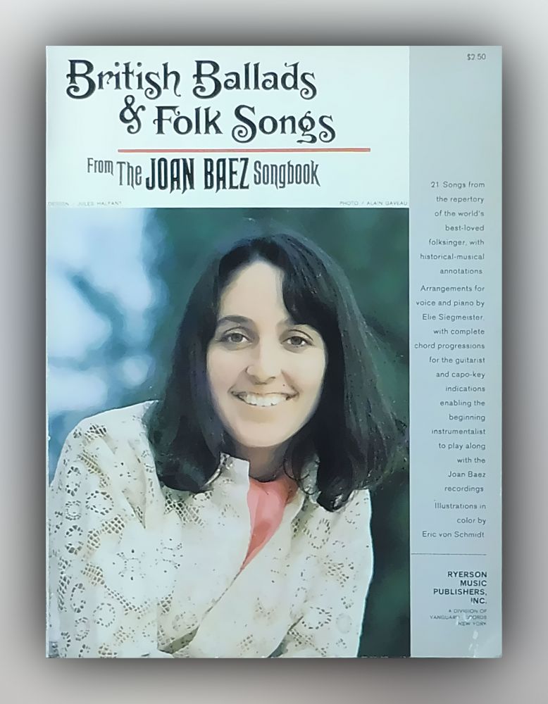 Joan Baez - British Ballads & Folk Songs - From the Joan Baez Songbook - Buch