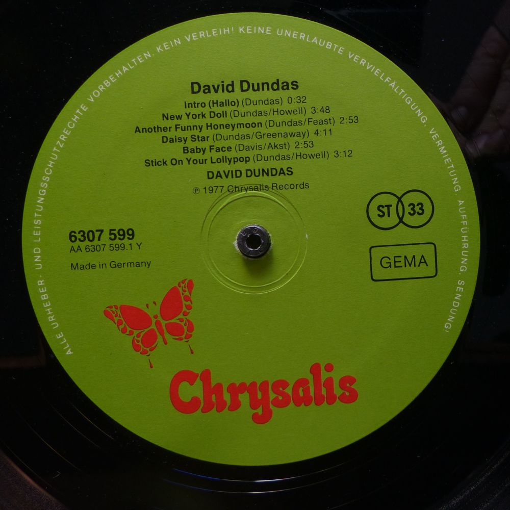 David Dundas - David Dundas - Vinyl