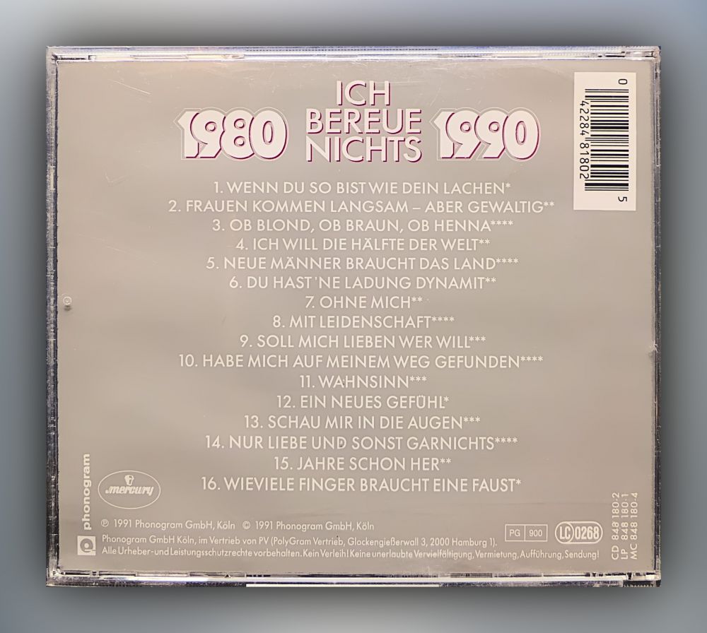 Ina Deter - Ich bereue nichts - CD