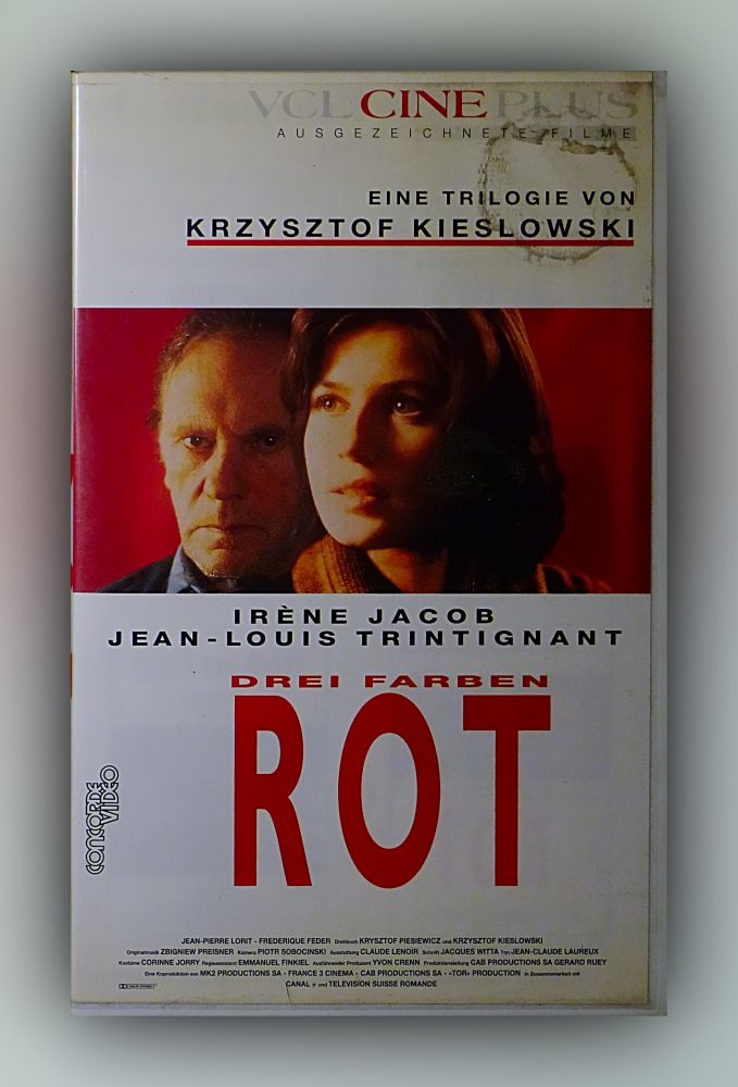 Krzysztof Kieslowski - Drei Farben - Rot - VHS