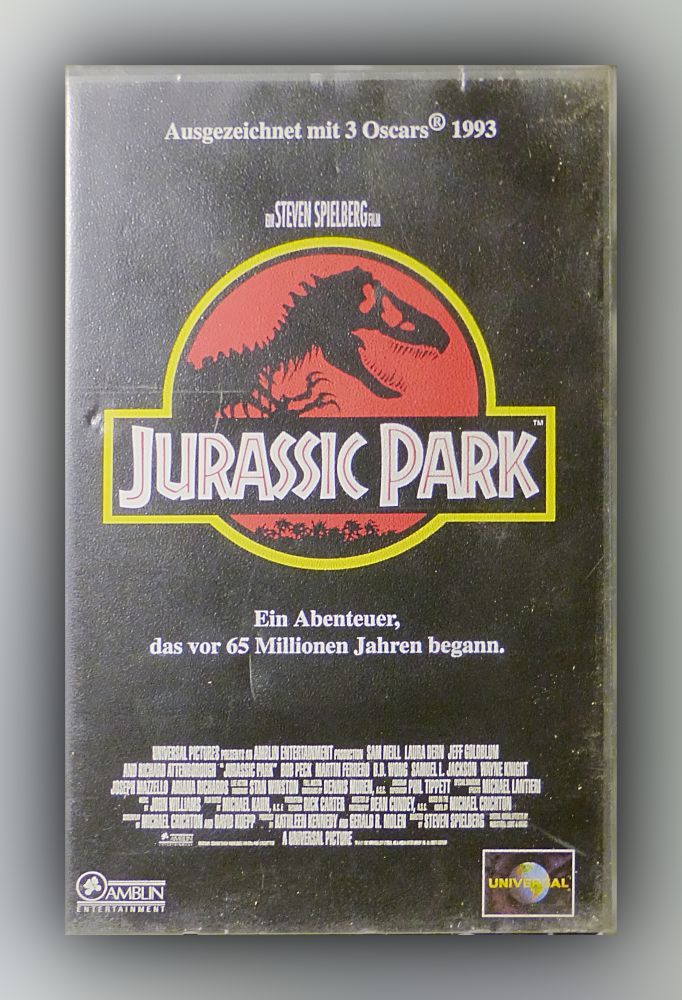 Steven Spielberg - Jurassic Park - VHS