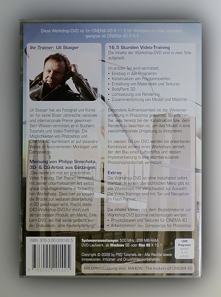 Cinema 4d Workshop-DVD - DVD