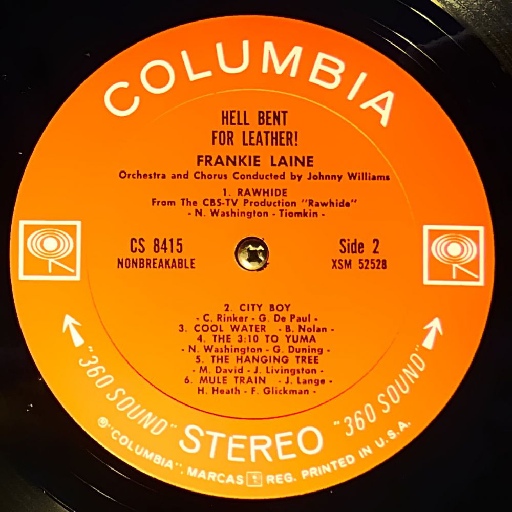 Frankie Laine - Hell Bent For Leather - Vinyl