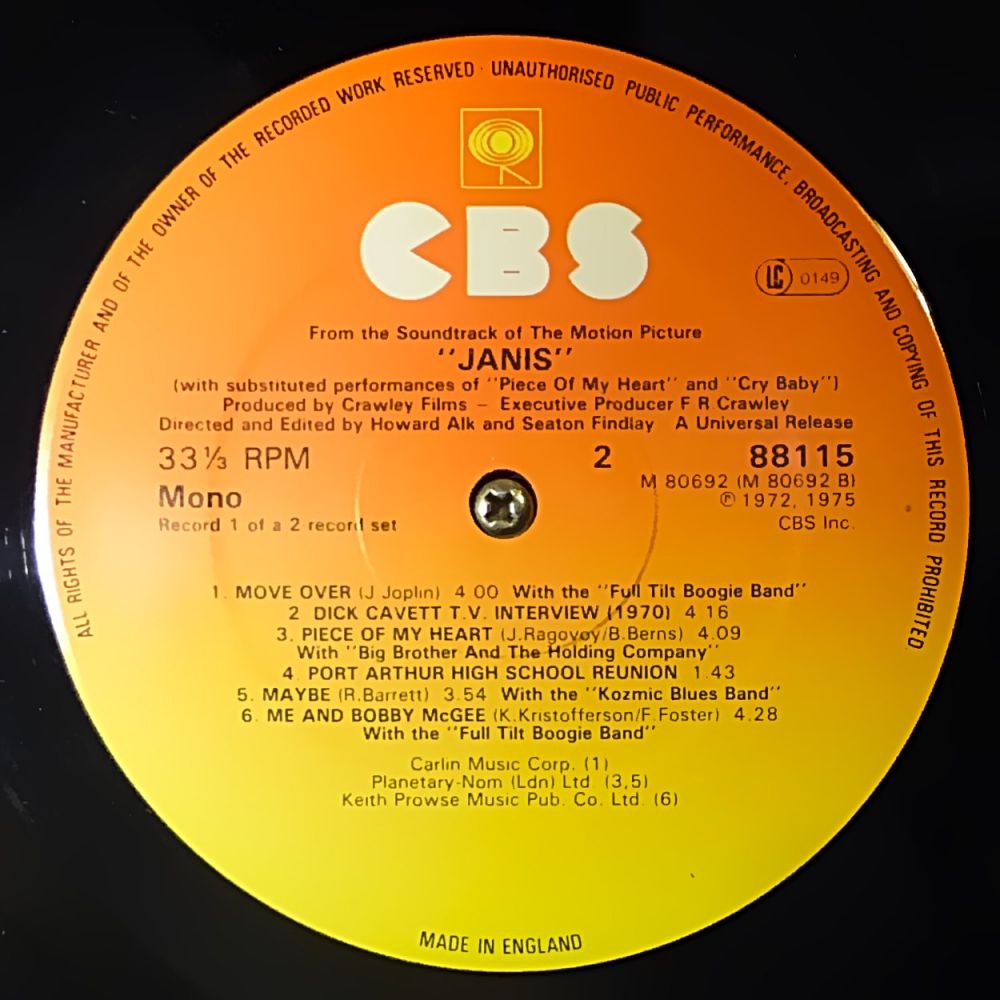 Janis Joplin - Janis - Vinyl