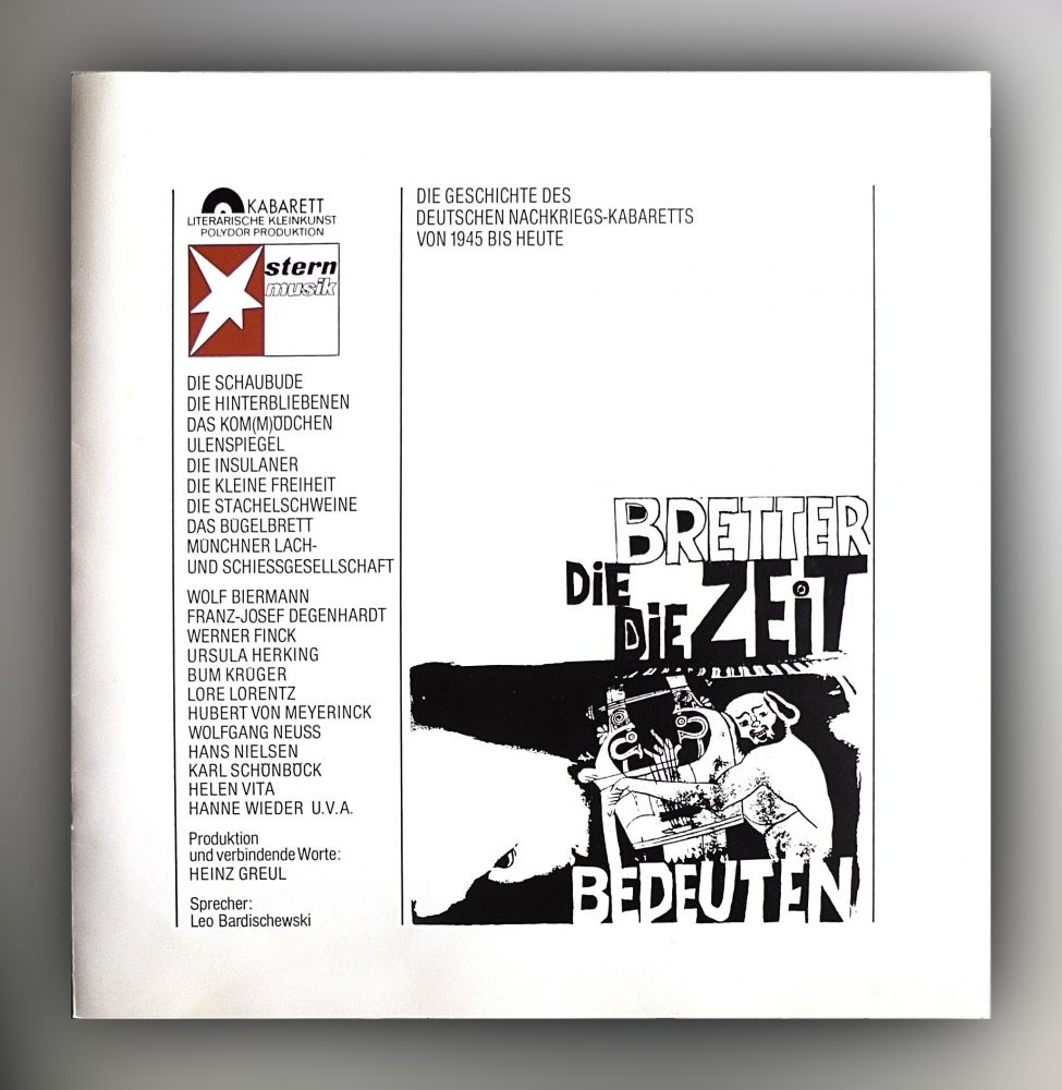 Various Artists - Bretter die die Zeit bedeuten - Die Geschichte des deutschen Nachkriegs-Kabaretts von 1945 bis Heute - Vinyl