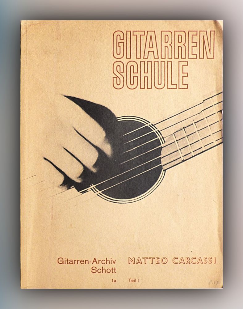 Matteo Carcassi - Gitarrenschule Teil I bis III - Neuausgabe von Hans Ritter - Buch