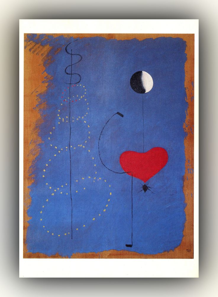 Joan Miró - Tänzerin - Postkarte