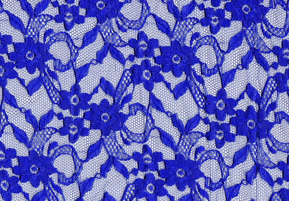 Spitze blau