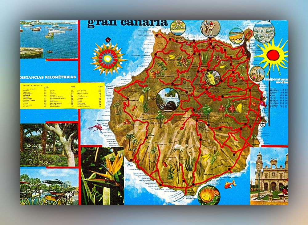 Gran Canaria - Postkarte