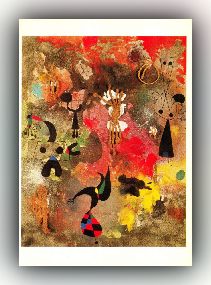 Joan Miró - Malerei - Postkarte