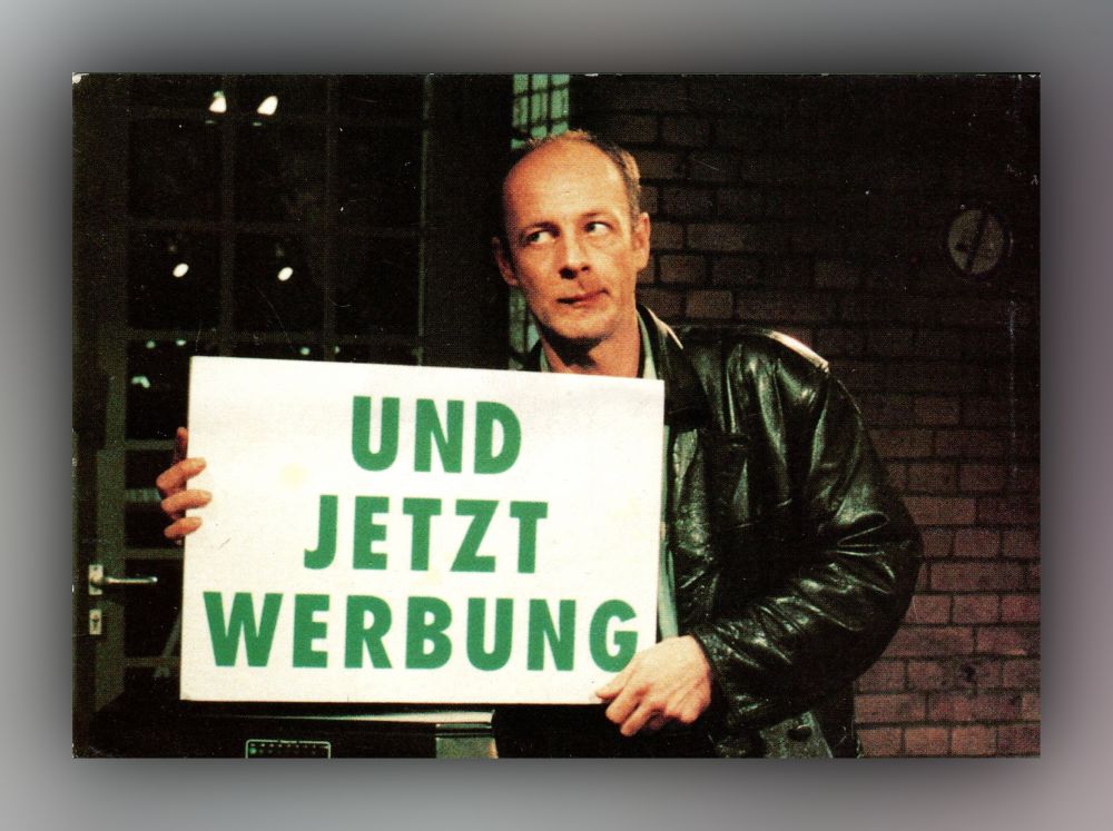 Friedrich Küppersbusch - Und jetzt Werbung - Postkarte