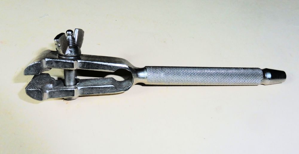 TURNUS Stielfeilkloben Handschraubstock Spannkloben