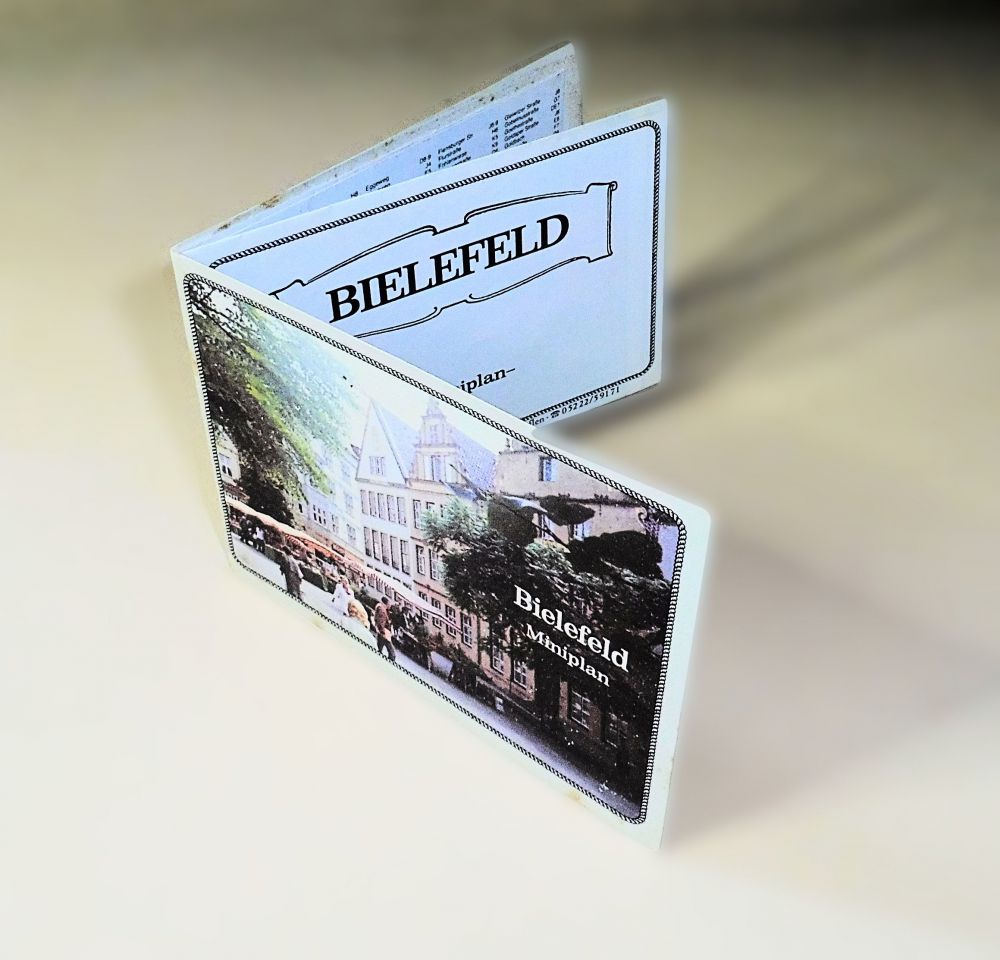 Mini Stadtplan Bielefeld - Heft