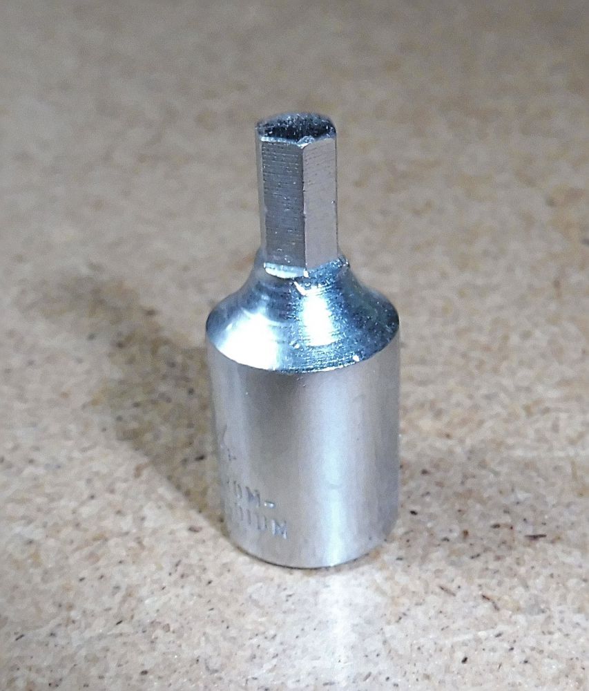 Innensechskant Nuß SW 4 mm 1/4 Zoll Chrom-Vanadium