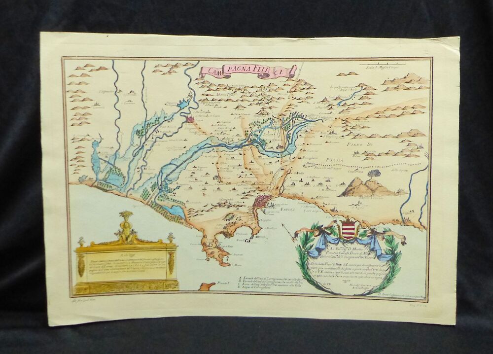 Karte Campagna Felice (Golf von Neapel) - Buch