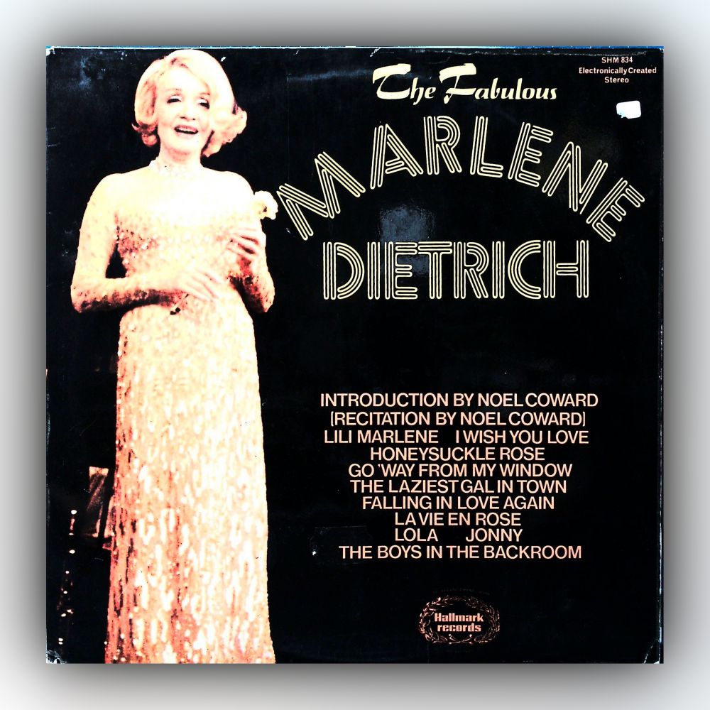 Marlene Dietrich - The Fabulous Marlene Dietrich - Vinyl