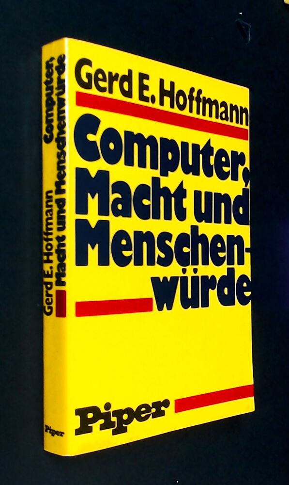 Gerd E. Hoffmann - Computer, Macht und Menschenwürde - Buch