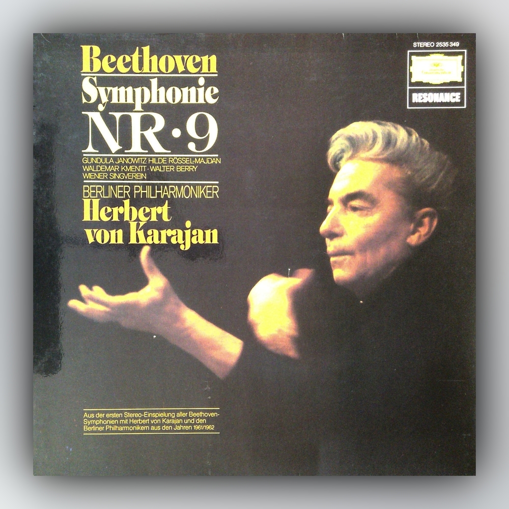 Ludwig van Beethoven - Symphonie Nr. 9 - Berliner Philharmoniker Herbert von Karajan - Vinyl