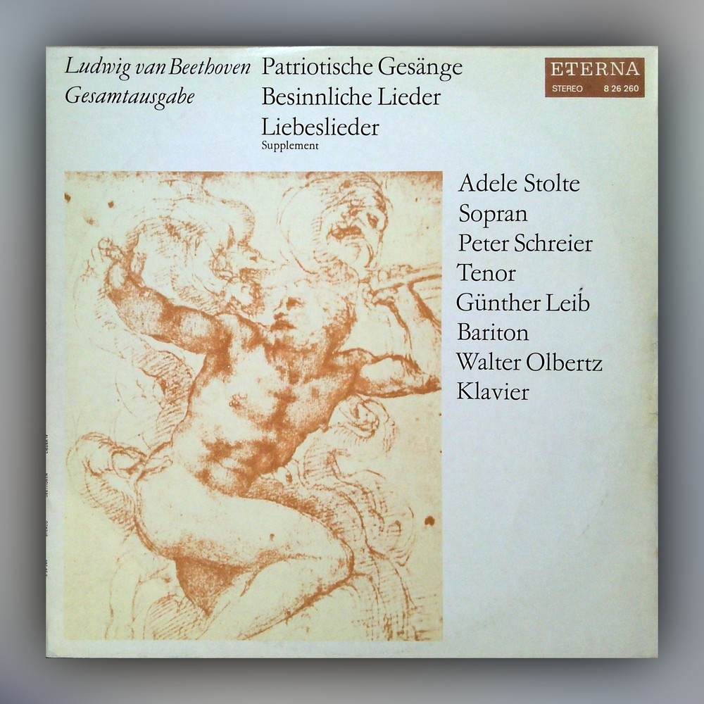 Ludwig van Beethoven - Patriotische Gesänge, Besinnliche Lieder, Liebeslieder Supplement - Vinyl