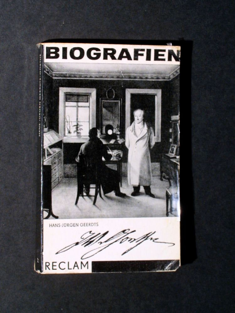 Hans Jürgen Geerdts - Johann Wolfgang Goethe - Buch