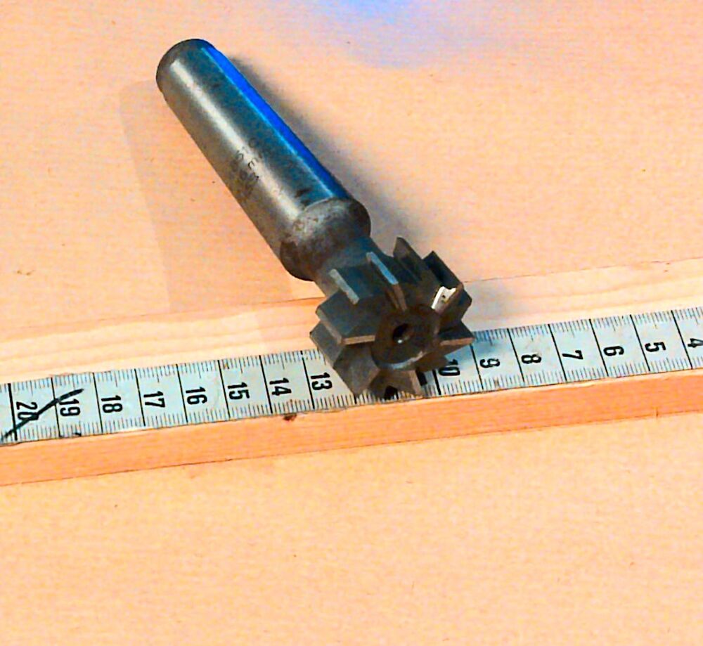 Nutenfräser Schlitzfräser HSS 36 x 16 mm MK3 mit Anzugsgewinde DIN 851C