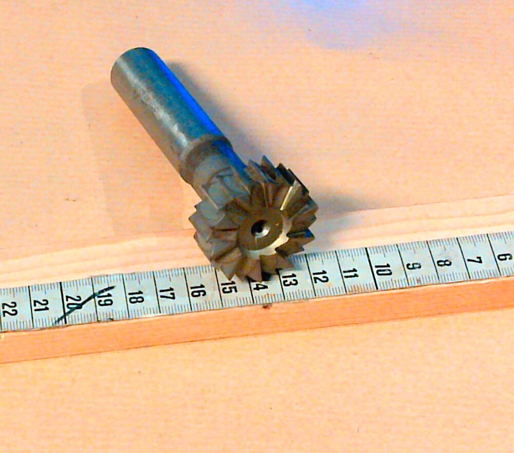 Nutenfräser Schlitzfräser SS 38 x 16 mm mit Zylinderschaft