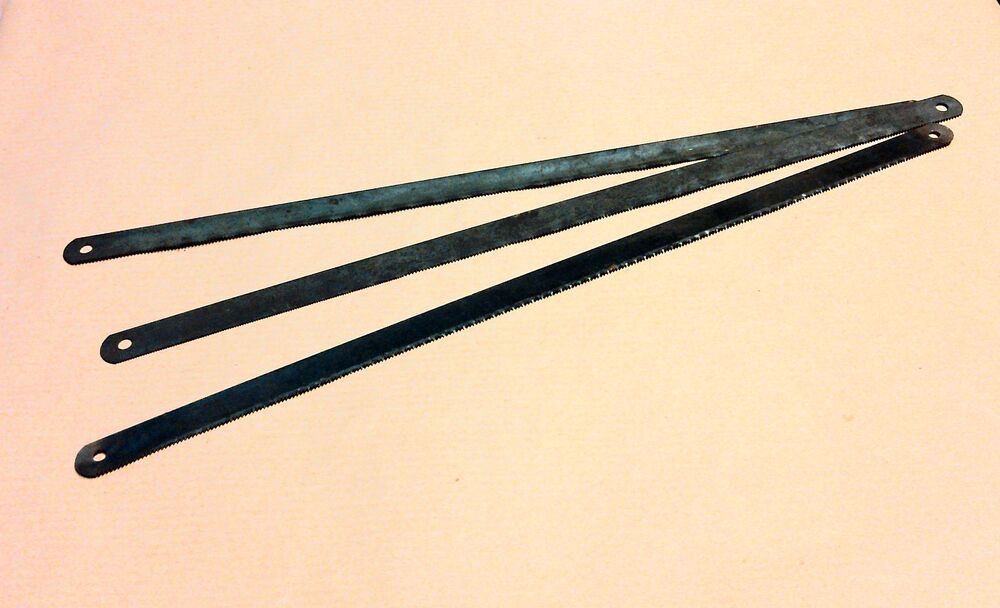 3 x Metall Sägeblatt für Handbügelsäge 300 mm
