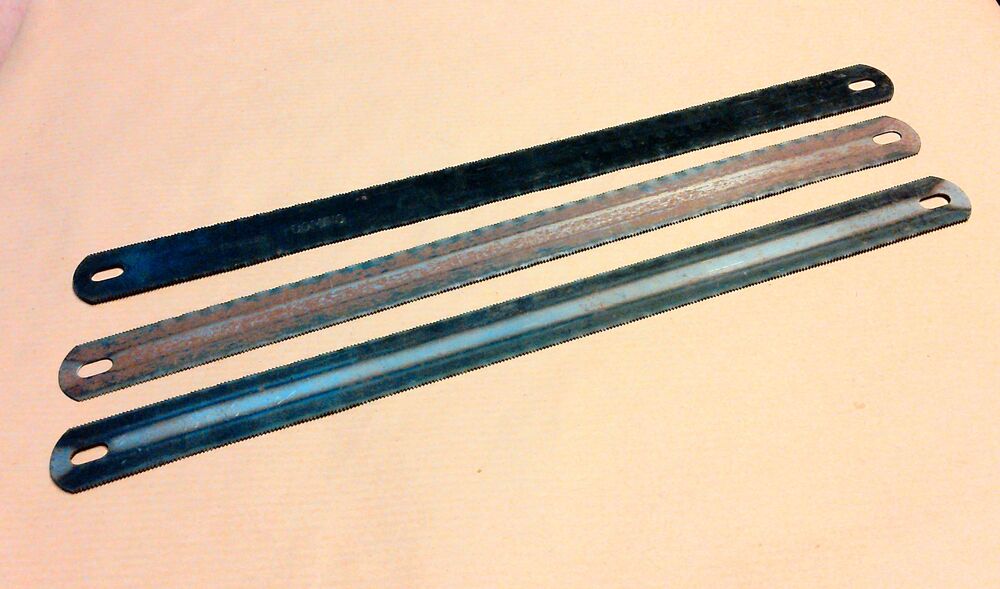 3 x Metall Sägeblatt für Handbügelsäge 300 mm
