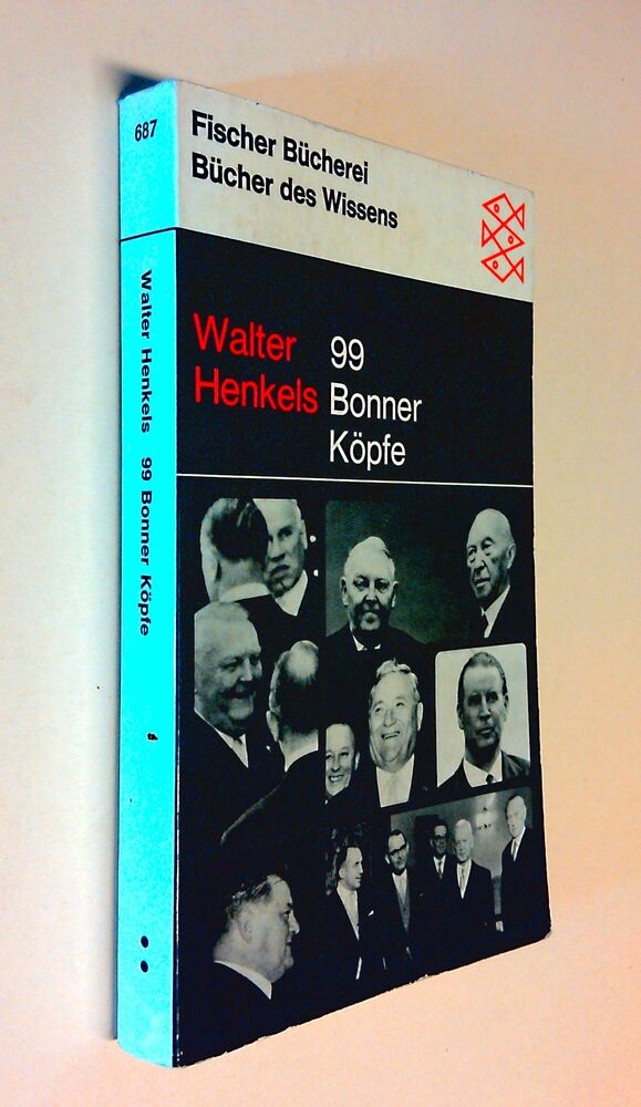 Walter Henkels - 99 Bonner Köpfe - Buch